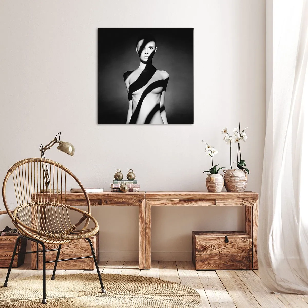 Canvas picture - In the Light and in the Shadow - 60x60 cm
