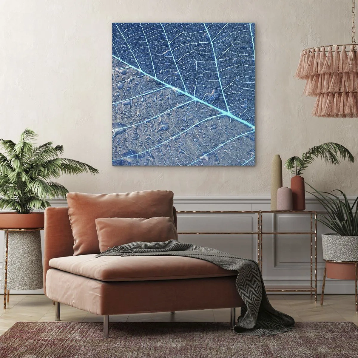 Canvas picture - Life in the Blue - 30x30 cm