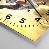 Clock face with numbers