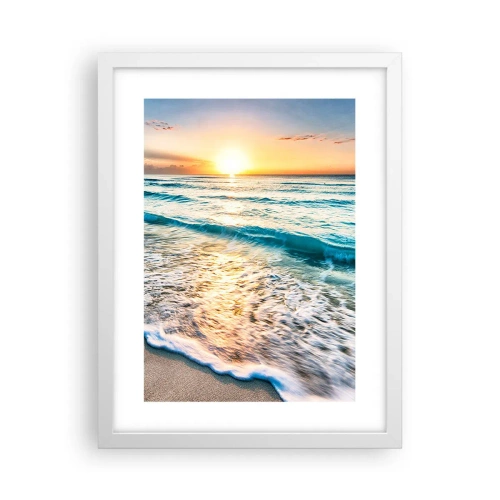 Poster in white frmae - Sunset View - 30x40 cm