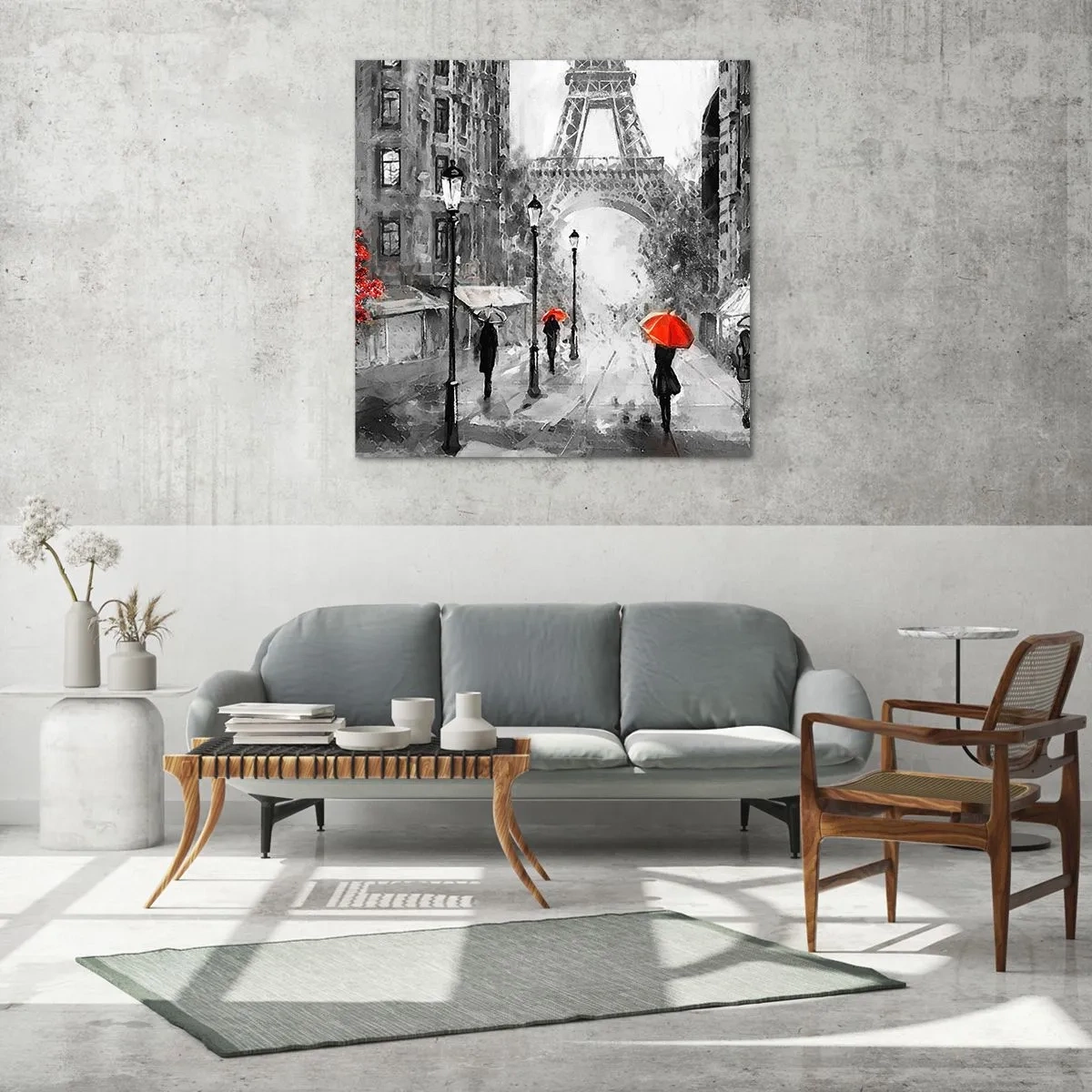 Glass picture - All Roads Lead to Her - 30x30 cm