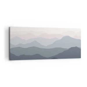 Canvas picture - Mountain Waves - 100x40 cm