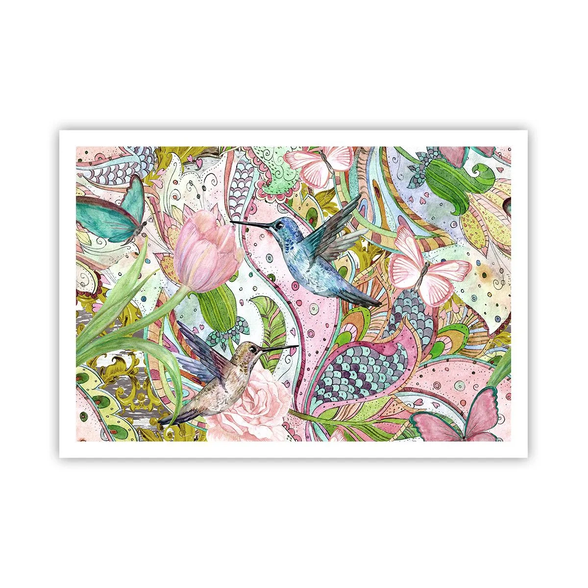 Poster - Entwined in the Vines - 100x70 cm