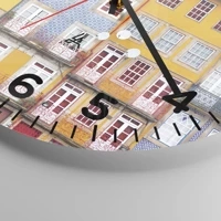 Clock face with numbers