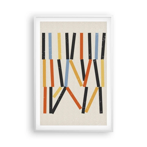 Poster in white frmae - Horizontal Composition - 61x91 cm