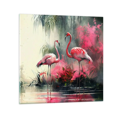 Glass picture - Class of Natural Charm - 30x30 cm