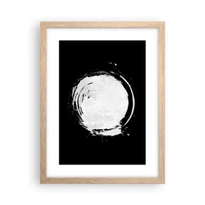 Poster in light oak frame - Good Solution - 30x40 cm