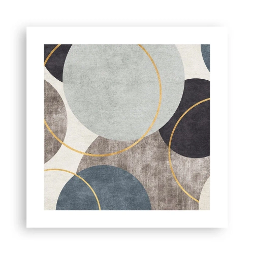 Poster - Wheel after Wheel - 40x40 cm