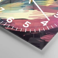 Clock face with numbers