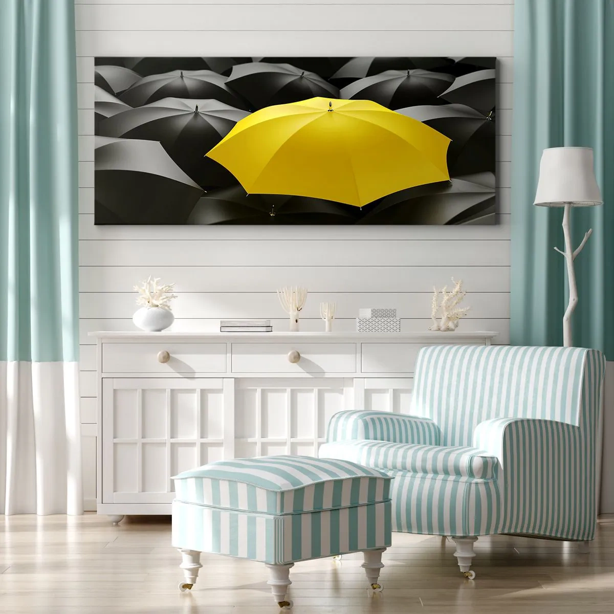 Canvas picture - Goodbye Sadness - 160x50 cm