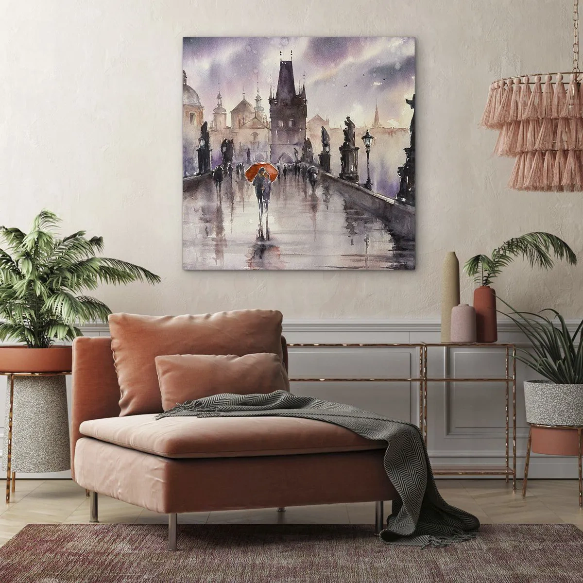 Canvas picture - Peaople Don't Change - 60x60 cm