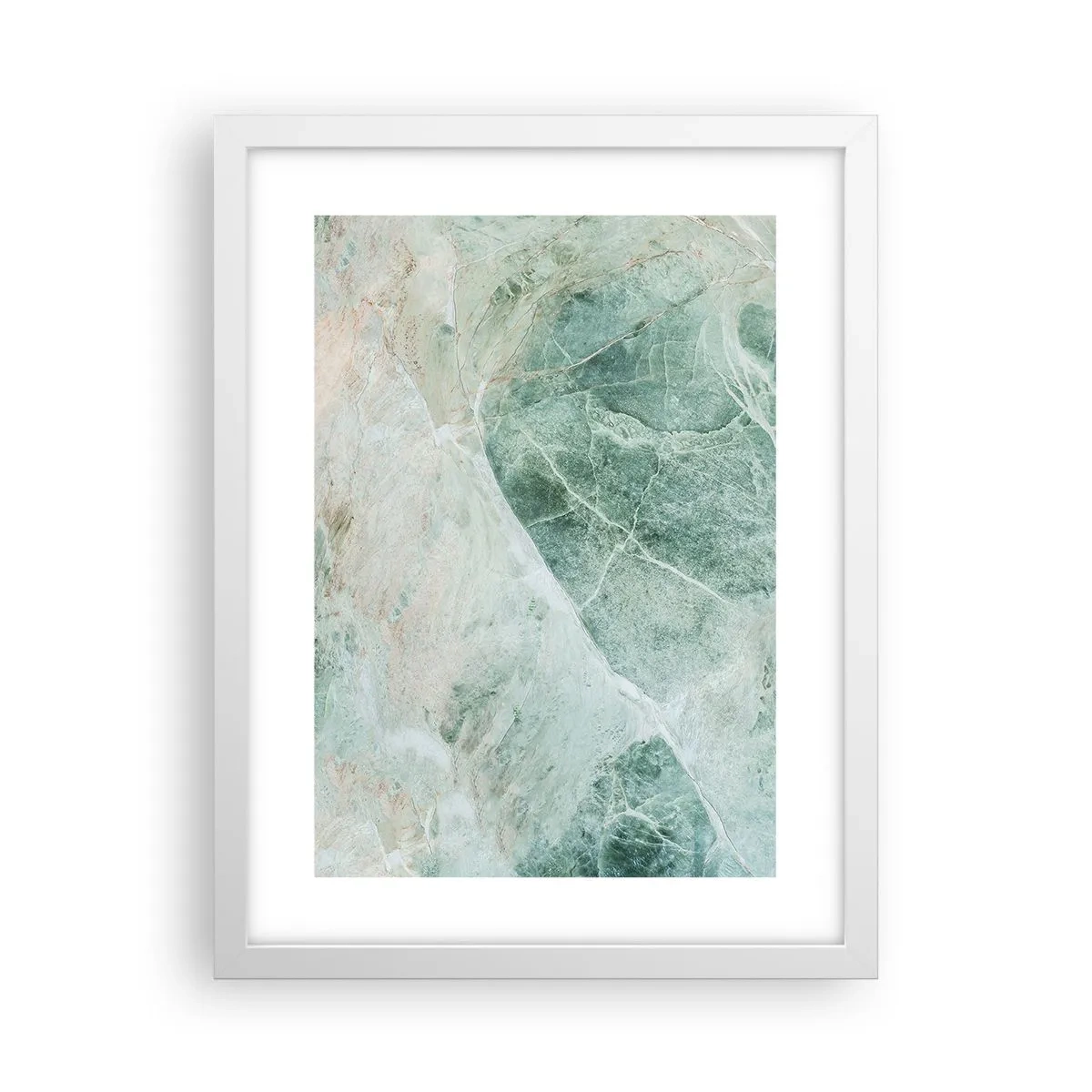Poster in white frmae - Noble Coolness of a Stone - 30x40 cm