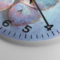 Clock face with numbers