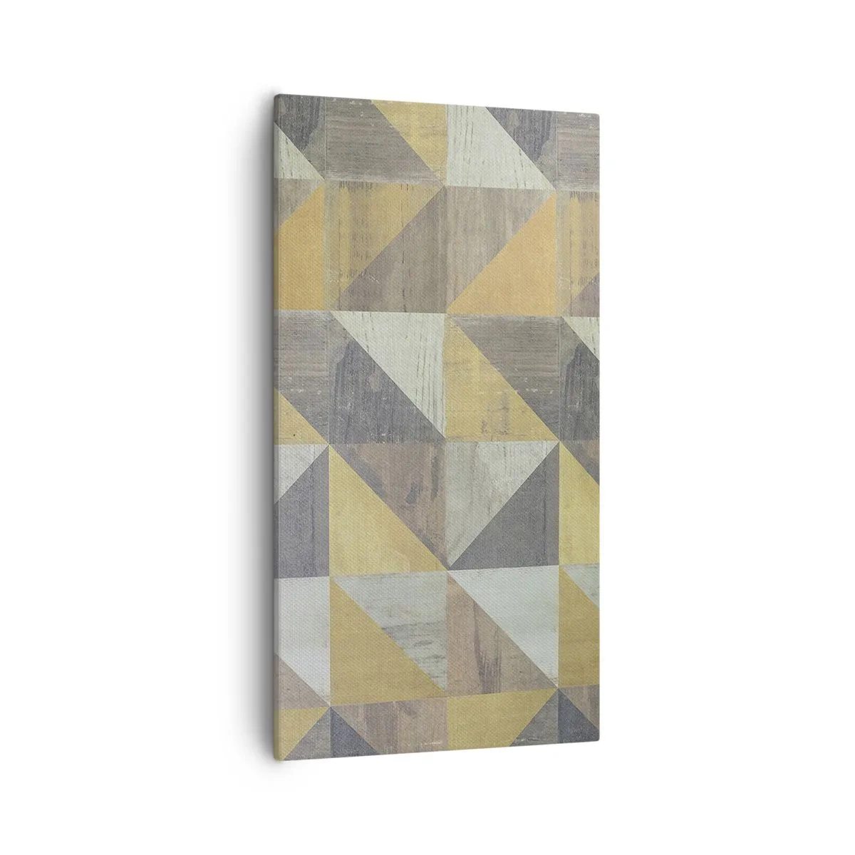 Canvas picture - The Art. of Triangles - 55x100 cm