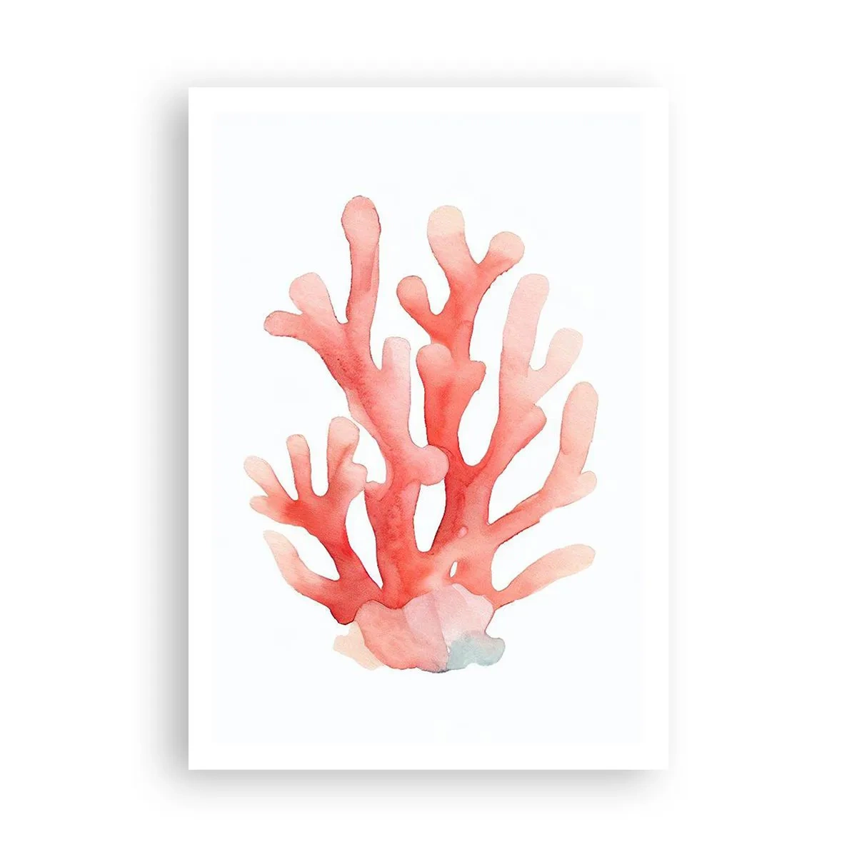 Poster - Coral Colour Colars - 70x100 cm