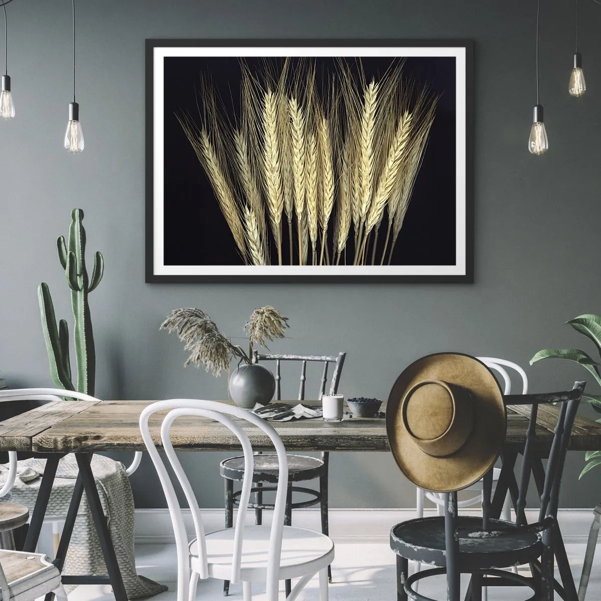 Poster in black frame - Rustic Magic - 50x40 cm