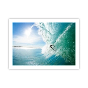 Poster - Riding the Wave - 70x50 cm