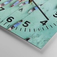 Clock face with numbers