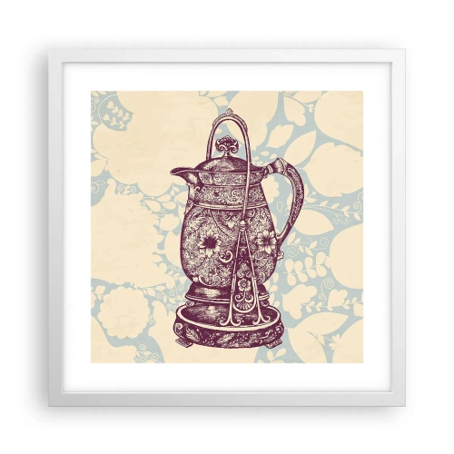 Poster in white frmae - Beauty of Ordinary Life - 40x40 cm