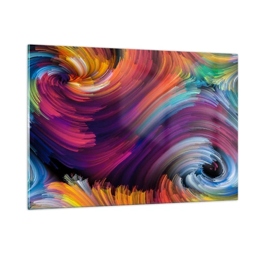 Glass picture - Beginning of New World - 120x80 cm