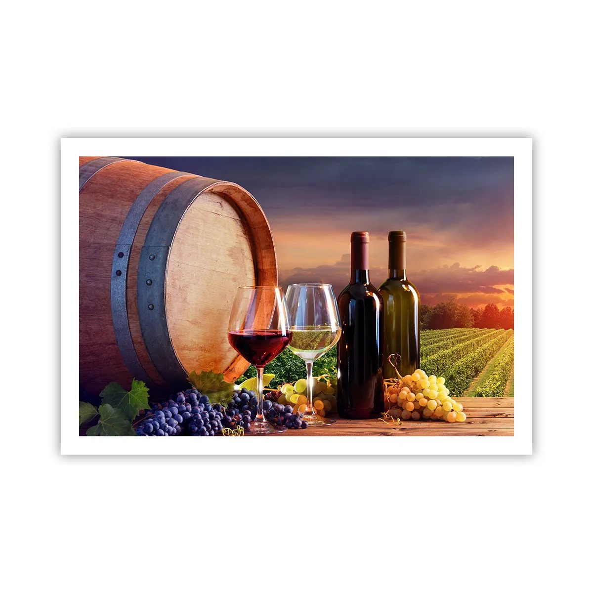 Poster - Here Life Is Full of Flavour - 91x61 cm