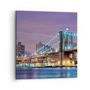 Canvas picture - Brooklyn Bridge for Many Years Now - 70x70 cm