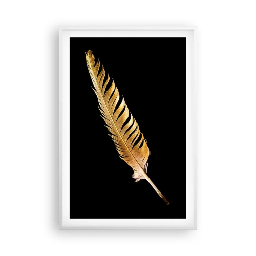 Poster in white frmae - High-Class Feather - 61x91 cm