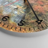 Clock face with numbers