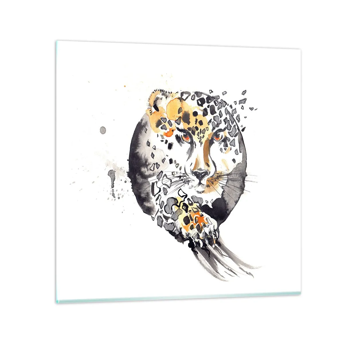 Glass picture - Wild Beauty - 60x60 cm