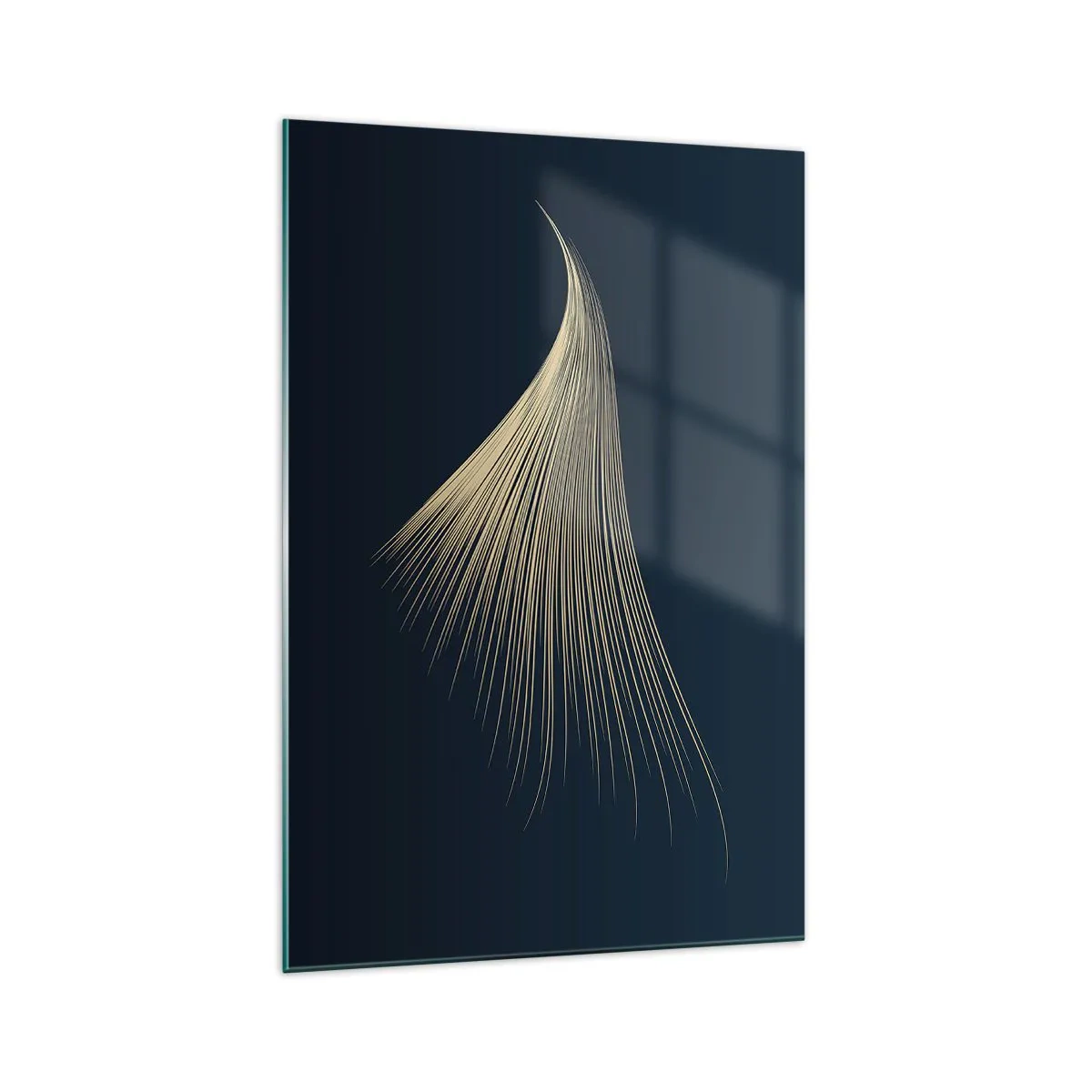 Glass picture - Like Angel's Hair - 70x100 cm