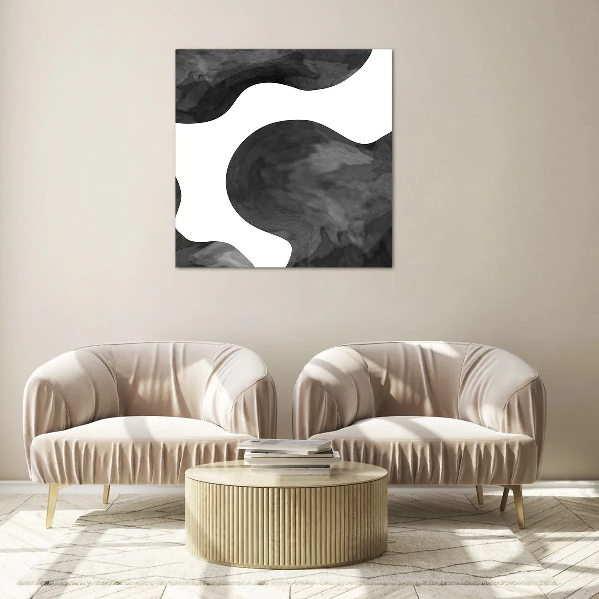 Glass picture - Milky Way - 30x30 cm