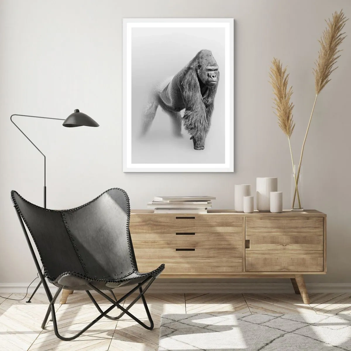 Poster in white frmae - Certain of Its Strength - 40x50 cm
