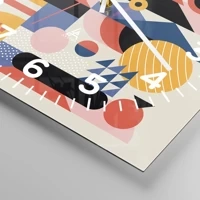 Clock face with numbers