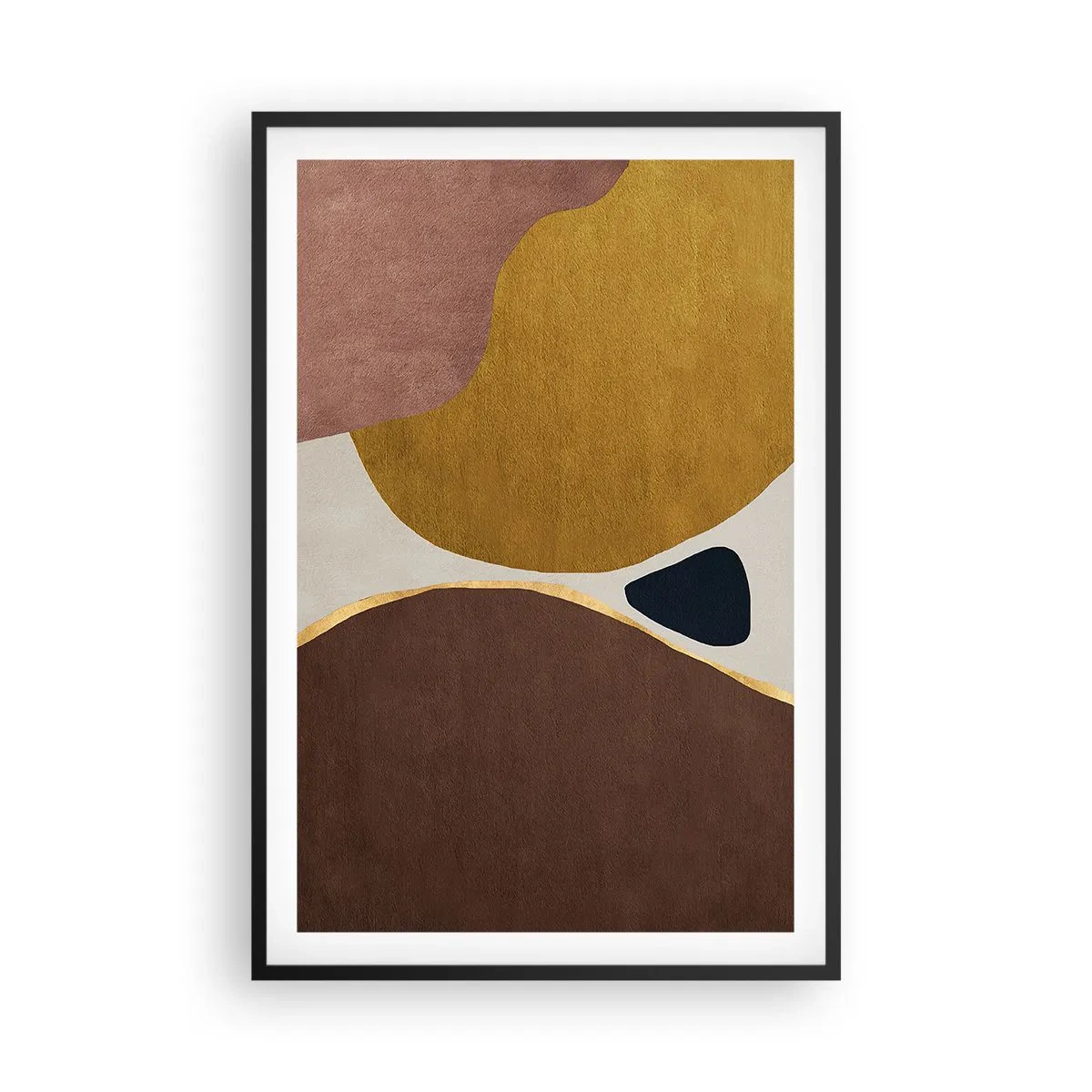 Poster in black frame - Abstract - Place in sSace - 61x91 cm