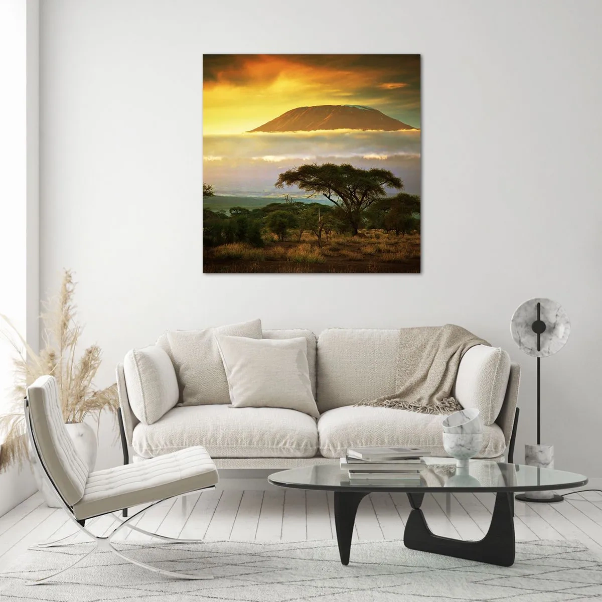 Glass picture - Traveller's Dream - 40x40 cm