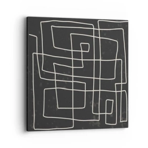 Canvas picture - Not Too Straight - 40x40 cm