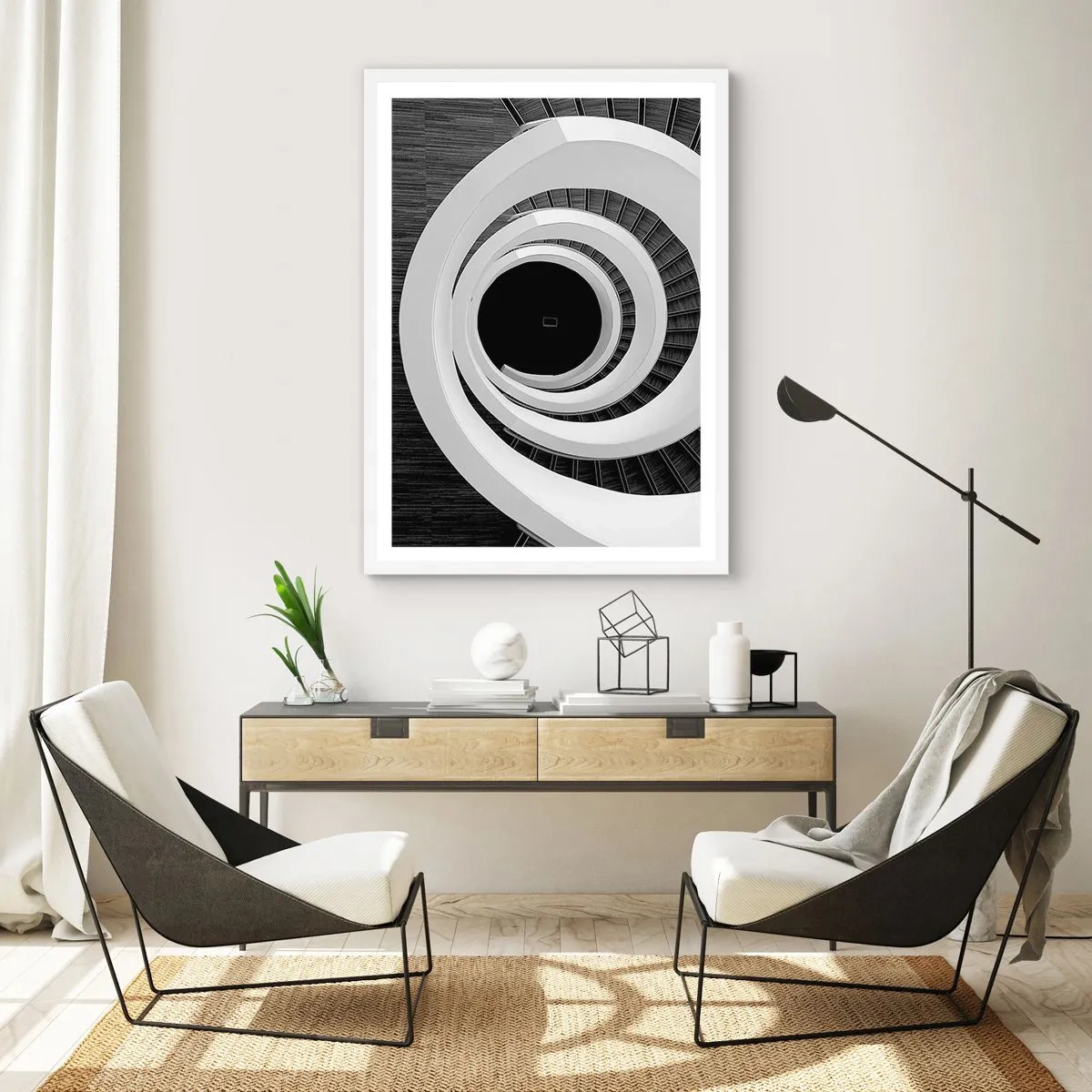 Poster in white frmae - To the Point of the Matter - 50x70 cm