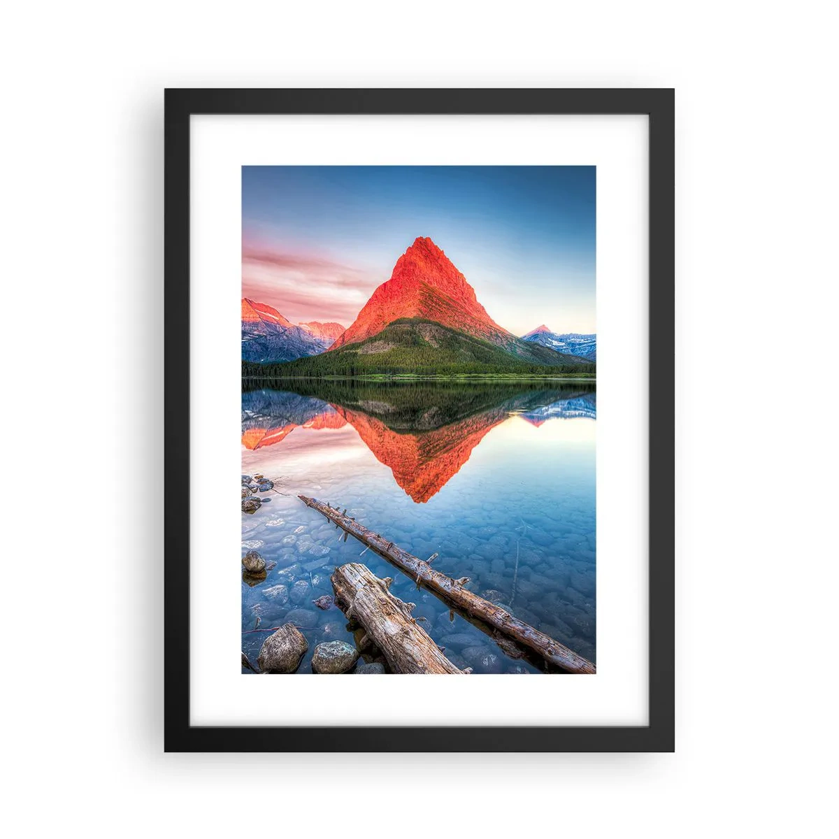 Poster in black frame - Heat and Cold - 30x40 cm