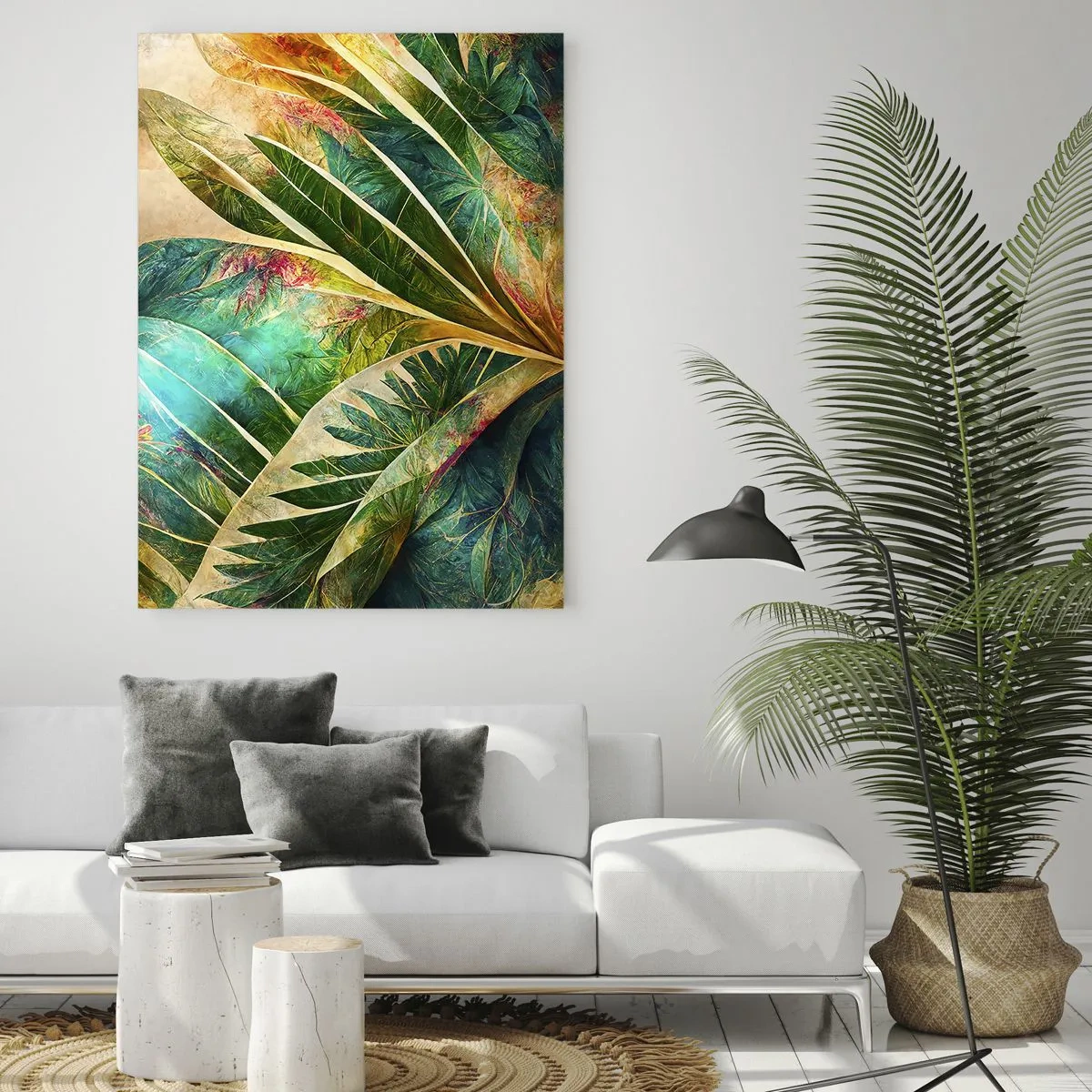 Glass picture - Colours of the Tropics - 70x100 cm