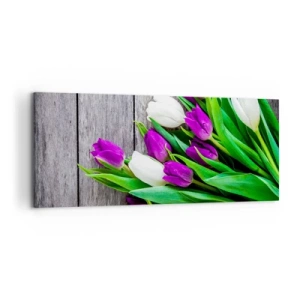 Canvas picture - On a Spring Holiday - 120x50 cm