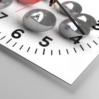 Clock face with numbers