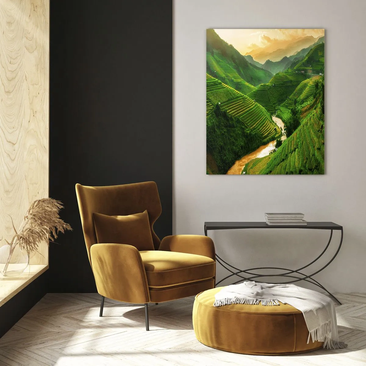 Glass picture - Vietnamese Valley - 50x70 cm