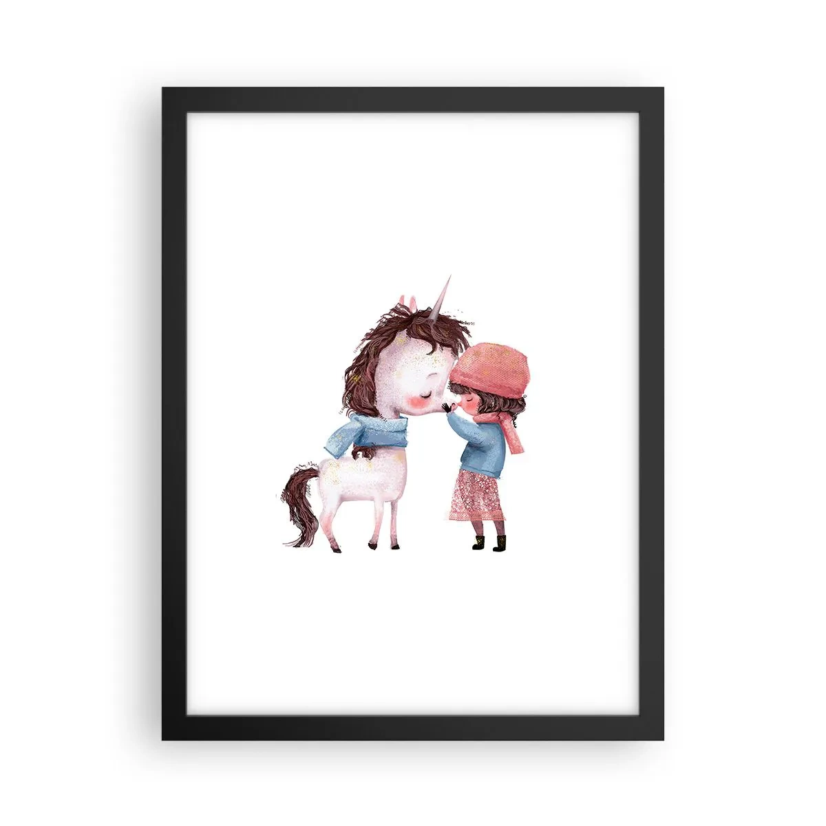 Poster in black frame - Winter Tale - 30x40 cm