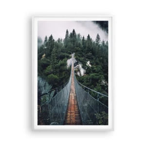 Poster in white frmae - Only for Eagles - 70x100 cm