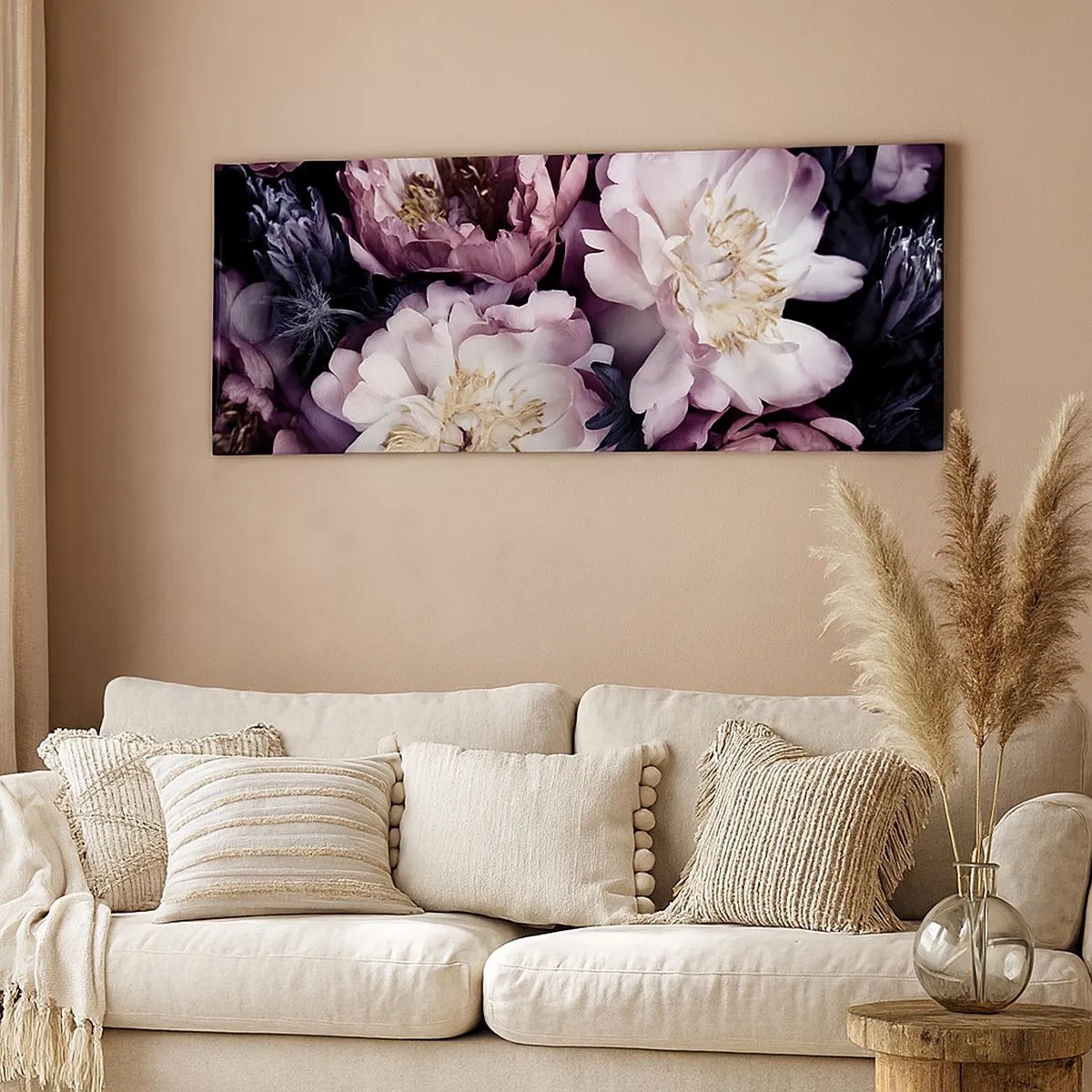 Canvas picture - Old Style Bouquet - 100x40 cm