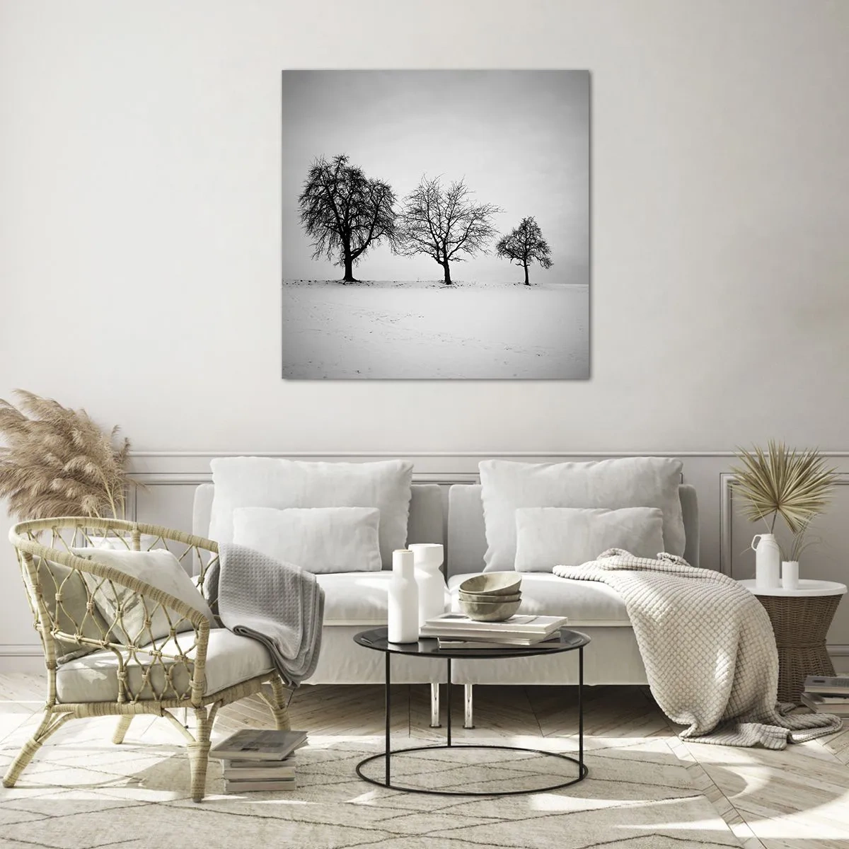 Glass picture - What Are They Dreaming About? - 70x70 cm