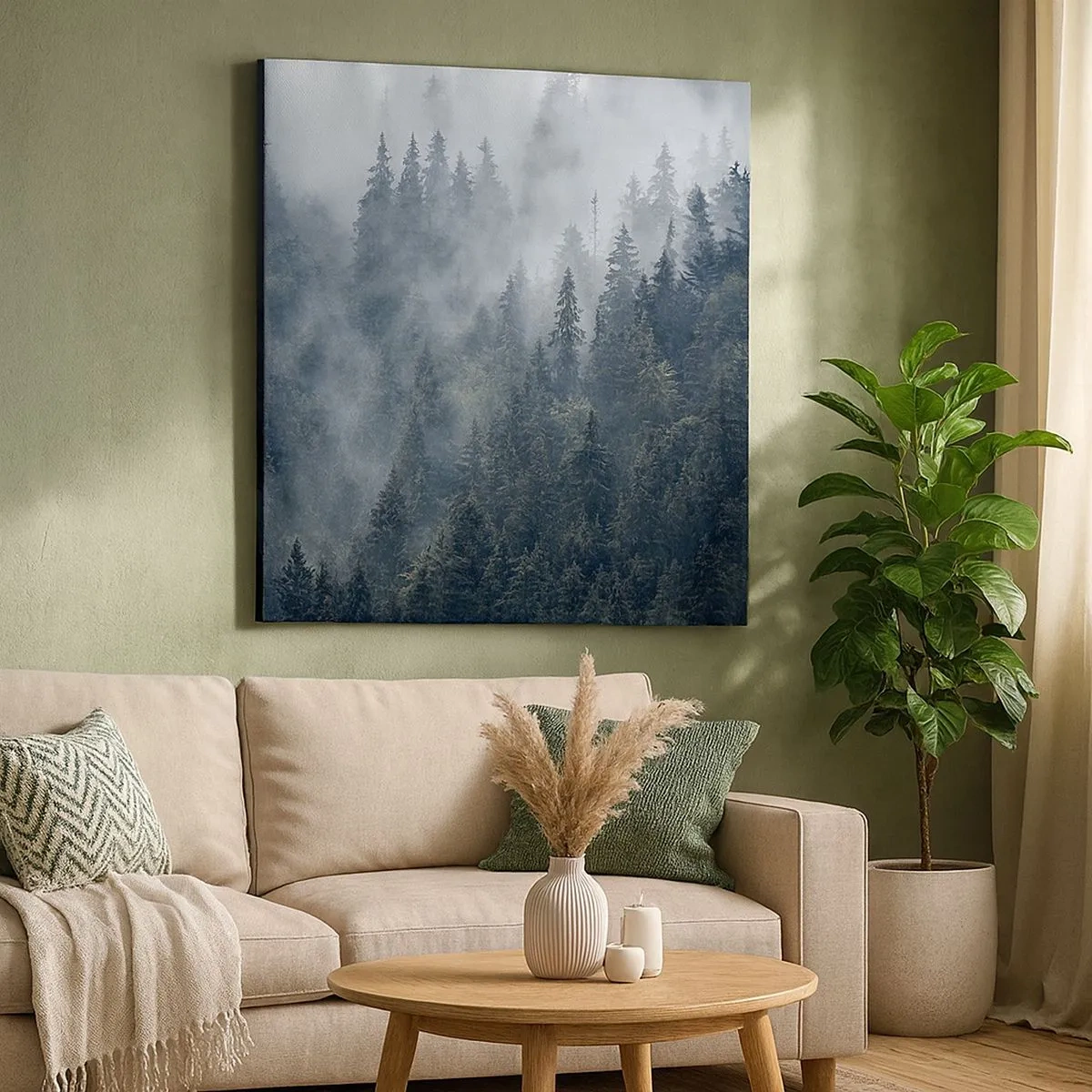 Canvas picture - Forest World - 30x30 cm
