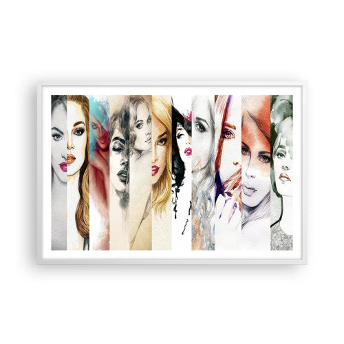 Poster in white frmae - And It Is Always You - 91x61 cm