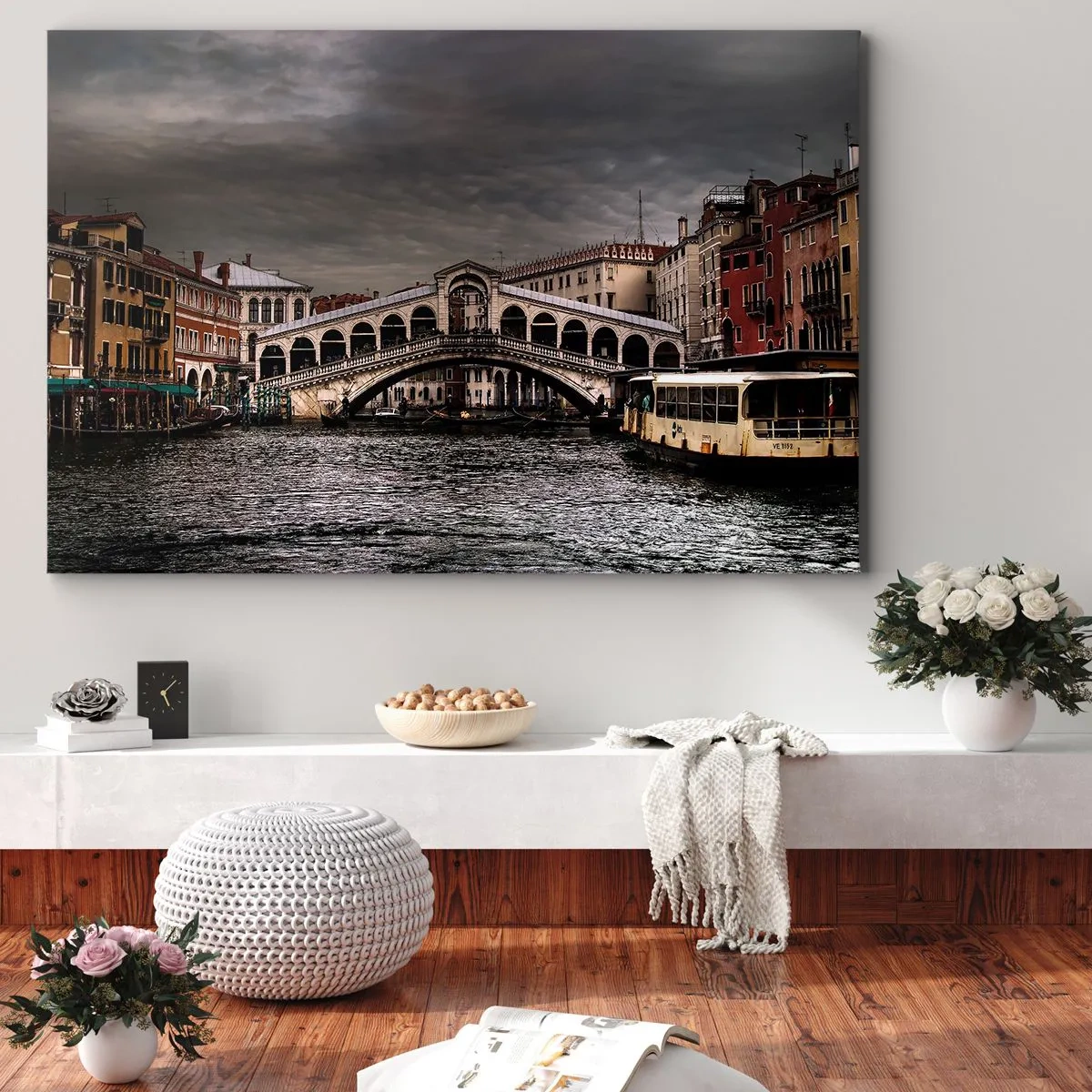 Canvas picture - Promise of a Venetian Evening - 100x70 cm