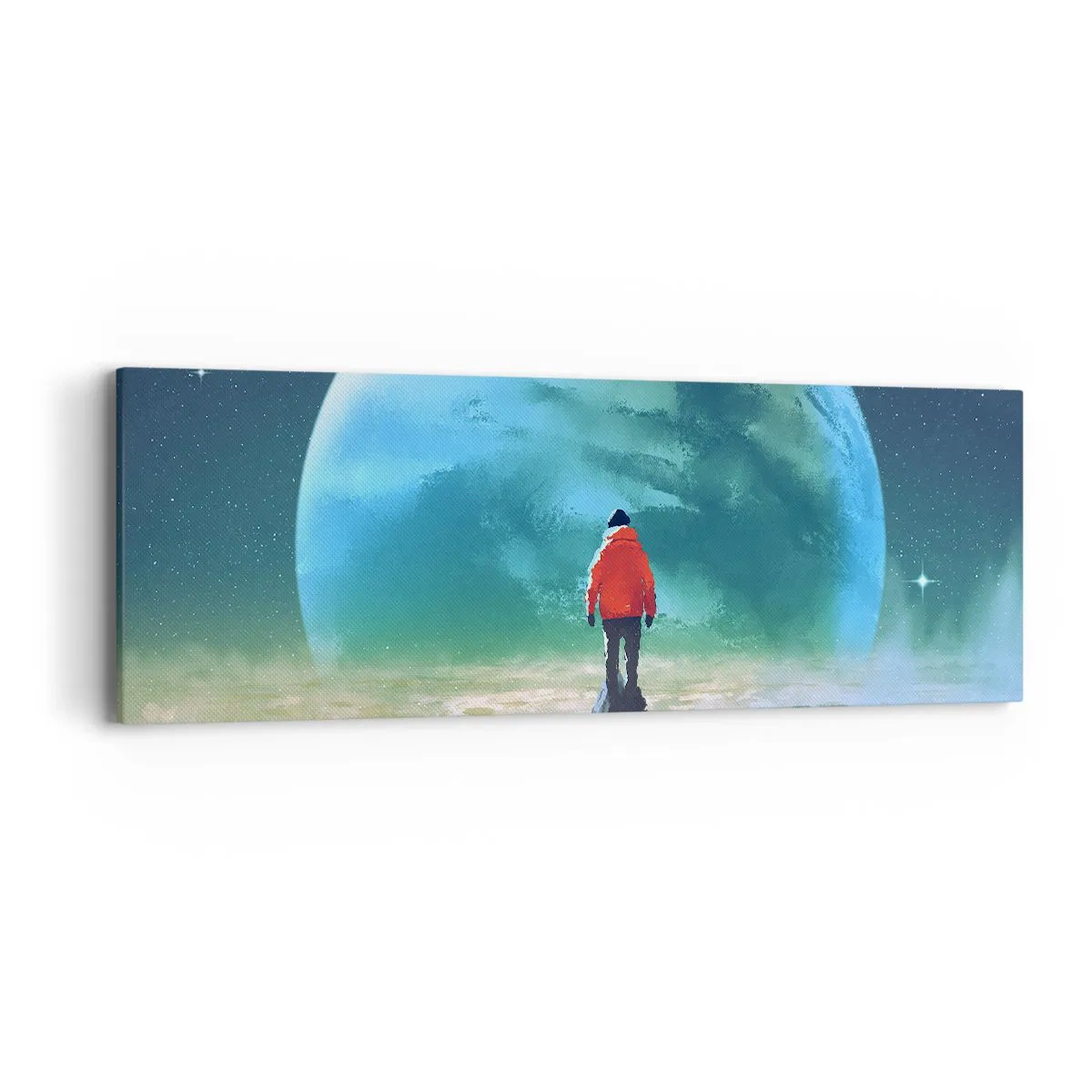 Canvas picture - Discoverer of a New Land - 90x30 cm